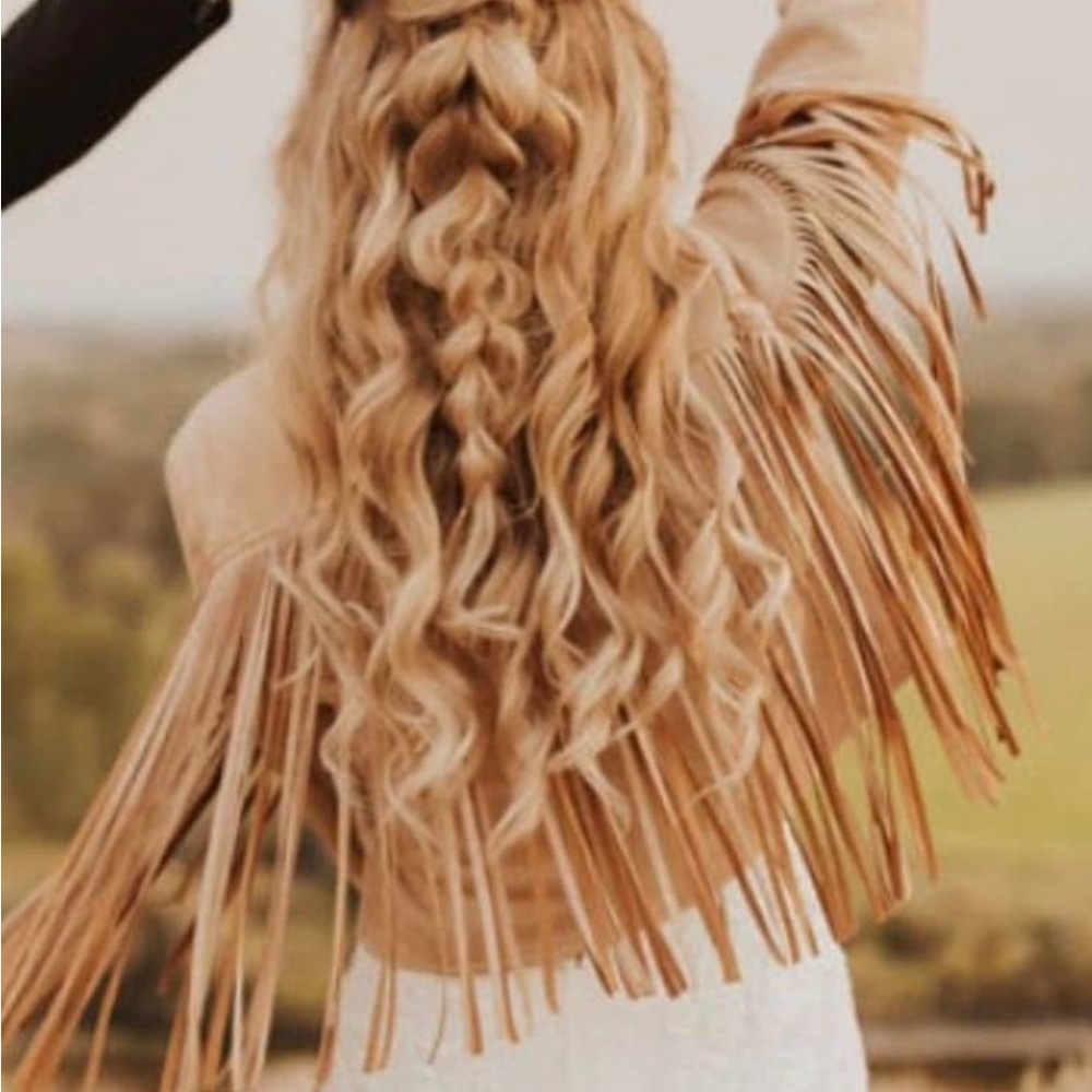 Fringed Tan Jacket